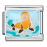 New Marine Biology Titanium Steel Strap Chain Gold Plated Welding Drip Oil DIY Italian Module Bracelet Accessories Wholesale New Marine Biology Titanium Steel Strap Chain Gold Plated Welding Drip Oil DIY Italian Module Bracelet Accessories Wholesale