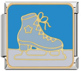 Sports Series DIY Stainless Steel Italian Module Bracelet Welding Pattern Personalized Elastic Splicing Bracelet Sports Series DIY Stainless Steel Italian Module Bracelet Welding Pattern Personalized Elastic Splicing Bracelet