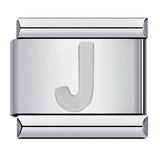 New Titanium Steel Silver Concave Surface 26 English Letters Italian Module Bracelet DIY Strap Chain Accessories Wholesale New Titanium Steel Silver Concave Surface 26 English Letters Italian Module Bracelet DIY Strap Chain Accessories Wholesale