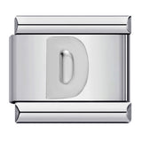 New Titanium Steel Silver Concave Surface 26 English Letters Italian Module Bracelet DIY Strap Chain Accessories Wholesale New Titanium Steel Silver Concave Surface 26 English Letters Italian Module Bracelet DIY Strap Chain Accessories Wholesale