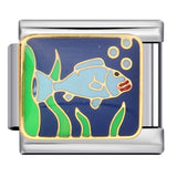 Stainless Steel Welding Drip Oil Animal Pattern DIY Italian Module Bracelet Free Splicing Elastic Accessories Wholesale Stainless Steel Welding Drip Oil Animal Pattern DIY Italian Module Bracelet Free Splicing Elastic Accessories Wholesale