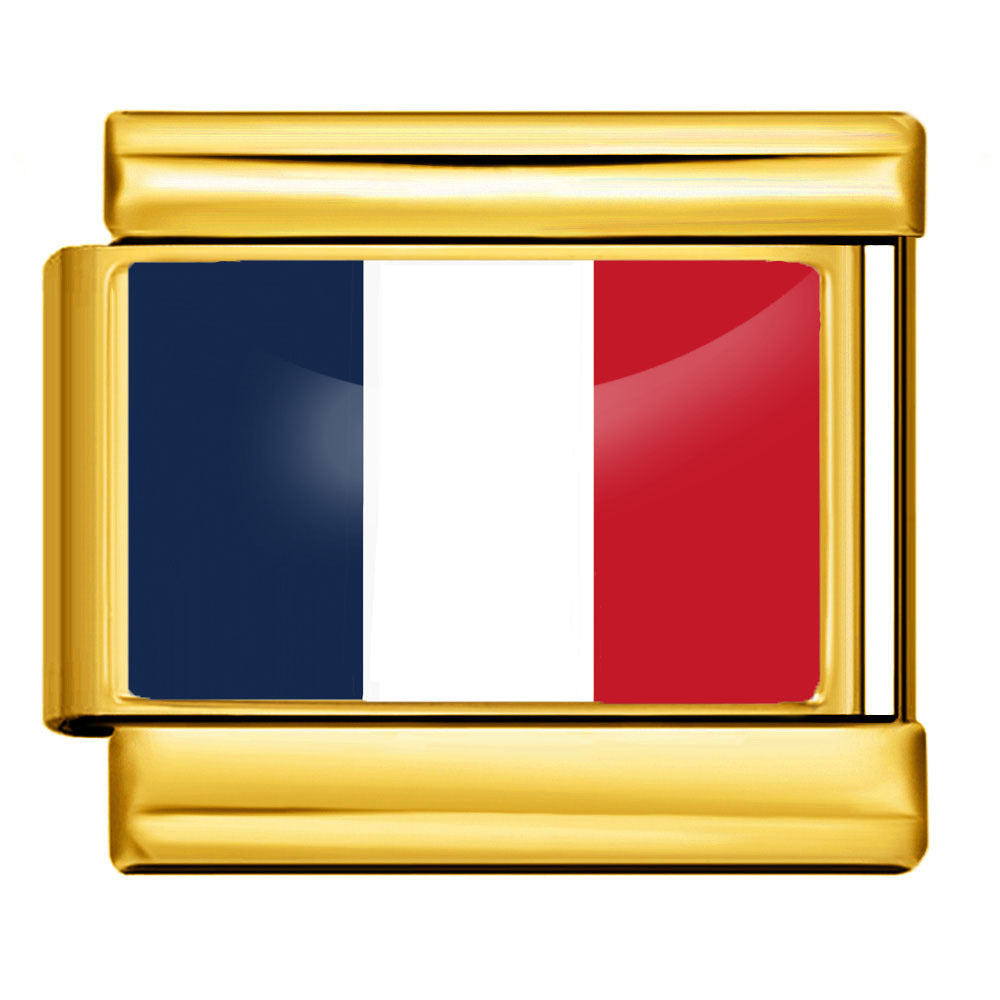 Gold Base World Flag Photo Resin Italian Charm Bracelet DIY Stainless Steel Stretch Watch Band Wristband Gold Base World Flag Photo Resin Italian Charm Bracelet DIY Stainless Steel Stretch Watch Band Wristband