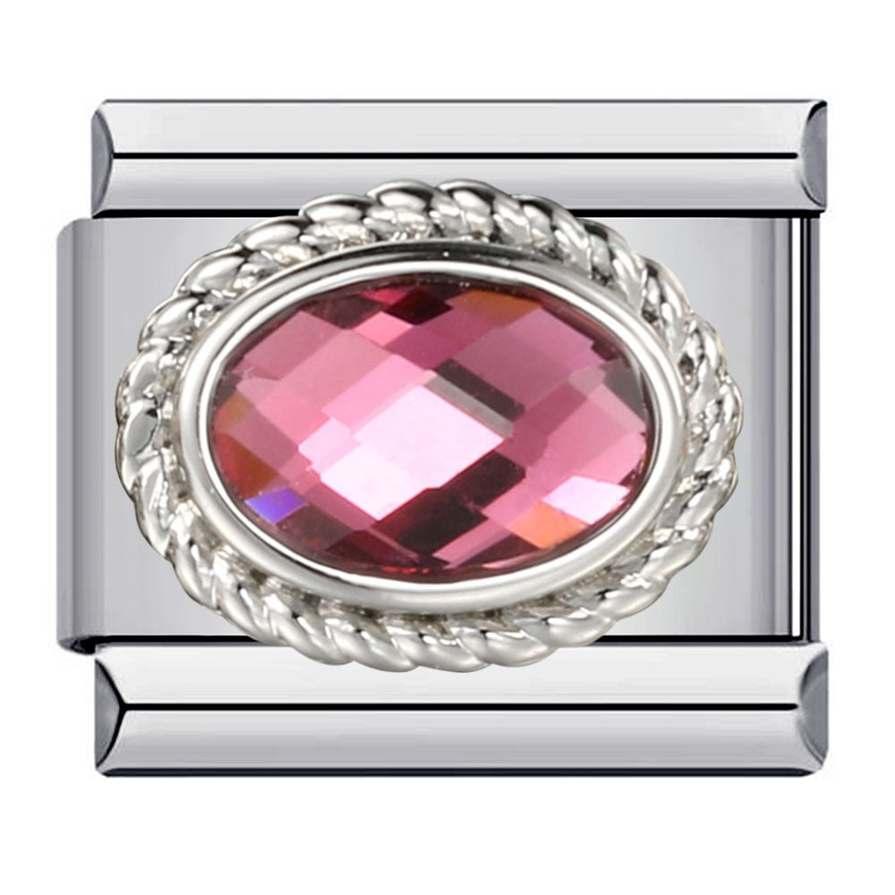 Italian Modular Birthstone Bracelet Stainless Steel Welded Colorful Zircon DIY Stretch Bangle Fashion Jewelry Italian Modular Birthstone Bracelet Stainless Steel Welded Colorful Zircon DIY Stretch Bangle Fashion Jewelry