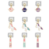 New Cute Pendant Italian Module Bracelet Titanium Steel Hook DIY Drip Oil Elastic Free Splicing Strap Chain New Cute Pendant Italian Module Bracelet Titanium Steel Hook DIY Drip Oil Elastic Free Splicing Strap Chain