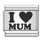 Cross Border Hot Selling Laser Engraving Heart-shaped Series Titanium Steel Handmade DIY Italian Module Bracelet Wholesale Cross Border Hot Selling Laser Engraving Heart-shaped Series Titanium Steel Handmade DIY Italian Module Bracelet Wholesale