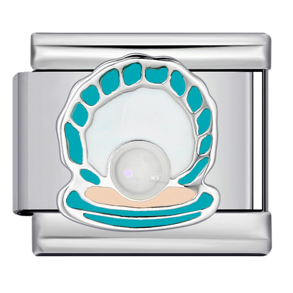 New Warm Mother's Day Series Bracelet Titanium Steel Gold Plated Welding Pattern DIY Italian Module Bracelet New Warm Mother's Day Series Bracelet Titanium Steel Gold Plated Welding Pattern DIY Italian Module Bracelet