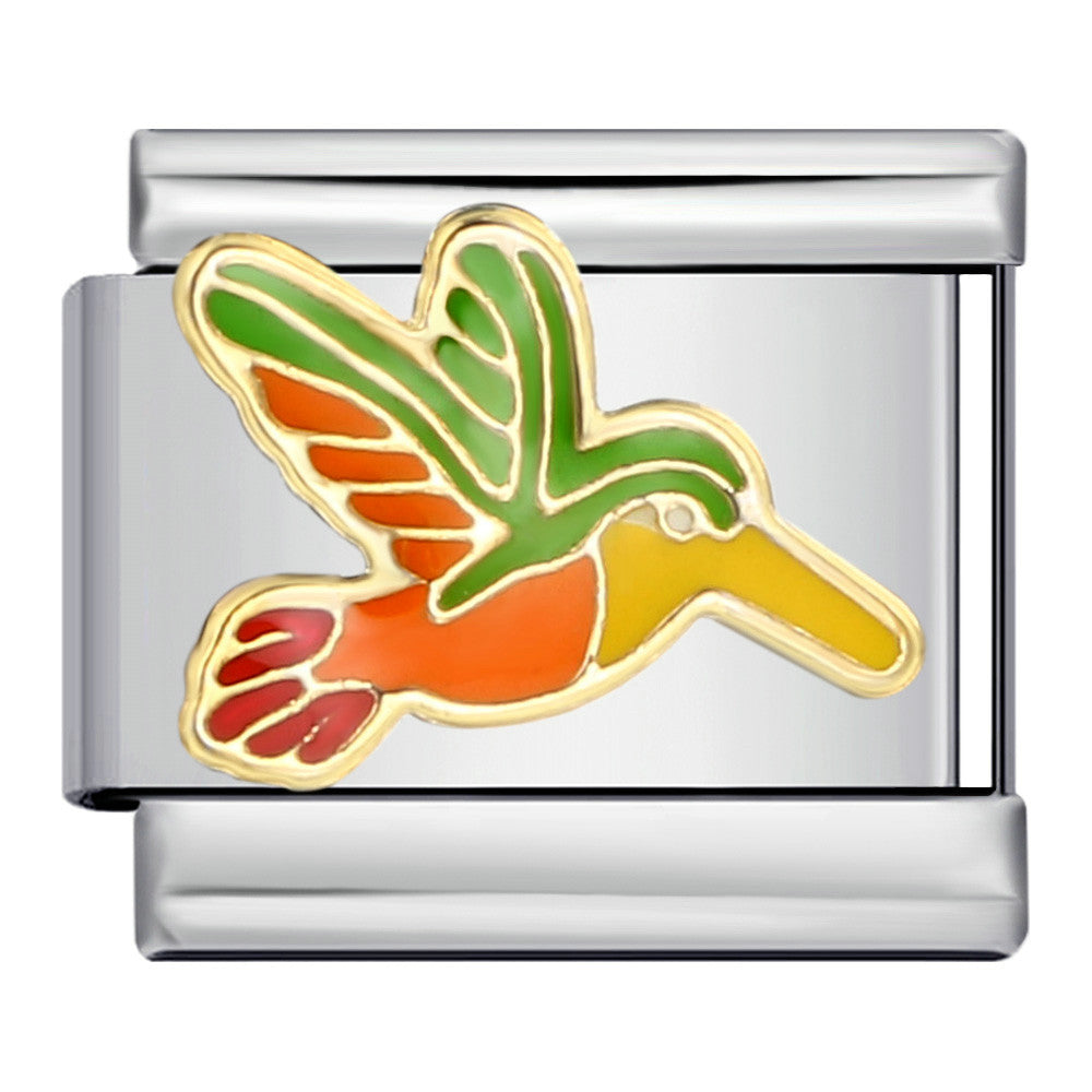 New Cute Animal Italian Modular Bracelet Titanium Steel Welding Oil Drip Cartoon DIY Fashion Wristband New Cute Animal Italian Modular Bracelet Titanium Steel Welding Oil Drip Cartoon DIY Fashion Wristband