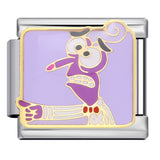 European and American Cross Border Cartoon Character Italian Module Bracelet Titanium Steel Welding Drip Oil Pattern DIY Splicing Bracelet European and American Cross Border Cartoon Character Italian Module Bracelet Titanium Steel Welding Drip Oil Pattern DIY Splicing Bracelet