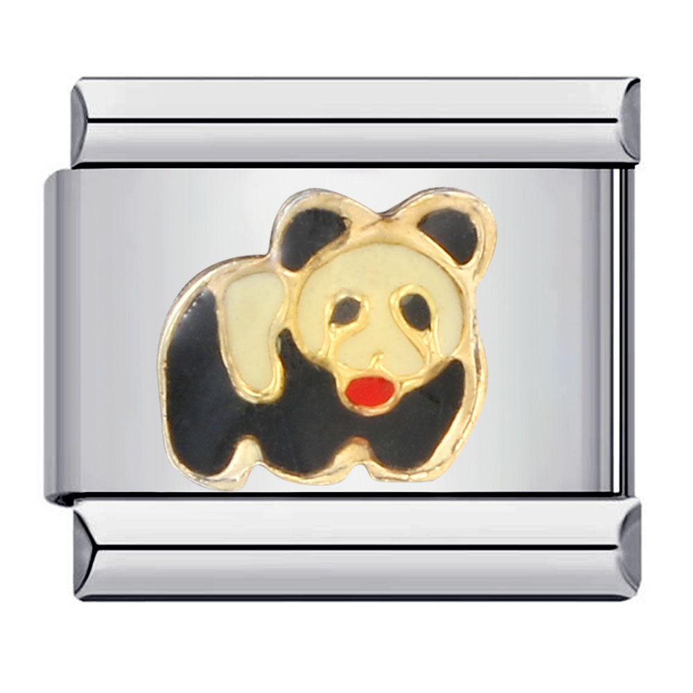 New Cute Animal Italian Modular Bracelet Titanium Steel Welding Oil Drip Cartoon DIY Fashion Wristband New Cute Animal Italian Modular Bracelet Titanium Steel Welding Oil Drip Cartoon DIY Fashion Wristband