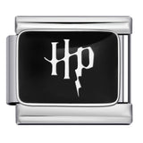 Personalized Pattern Italian Module Bracelet Stainless Steel Welding Drip Oil Cartoon DIY Elastic Splicing Bracelet Personalized Pattern Italian Module Bracelet Stainless Steel Welding Drip Oil Cartoon DIY Elastic Splicing Bracelet