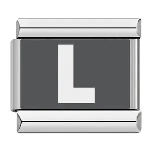 Laser Engraved 26 English Letters Italian Module Bracelet Stainless Steel Bracelet Italian Bracelet Laser Engraved 26 English Letters Italian Module Bracelet Stainless Steel Bracelet Italian Bracelet