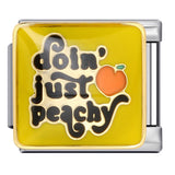 New Personalized English Italian Module Bracelet Titanium Steel Welding Drip Oil DIY Elastic Free Splicing Bracelet New Personalized English Italian Module Bracelet Titanium Steel Welding Drip Oil DIY Elastic Free Splicing Bracelet