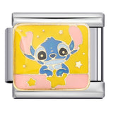 European and American Anime Italian Module Bracelet Stainless Steel Welding Gold Plating Drip Oil Cartoon DIY Elastic Splicing Bracelet European and American Anime Italian Module Bracelet Stainless Steel Welding Gold Plating Drip Oil Cartoon DIY Elastic Splicing Bracelet