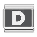 Laser Engraved 26 English Letters Italian Module Bracelet Stainless Steel Bracelet Italian Bracelet Laser Engraved 26 English Letters Italian Module Bracelet Stainless Steel Bracelet Italian Bracelet