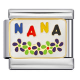 New Italian Module Bracelet Stainless Steel Welding Drip Oil Personalized English DIY Bracelet Accessories Wholesale New Italian Module Bracelet Stainless Steel Welding Drip Oil Personalized English DIY Bracelet Accessories Wholesale