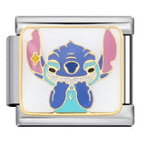 European and American Anime Italian Module Bracelet Stainless Steel Welding Gold Plating Drip Oil Cartoon DIY Elastic Splicing Bracelet European and American Anime Italian Module Bracelet Stainless Steel Welding Gold Plating Drip Oil Cartoon DIY Elastic Splicing Bracelet