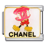 New DIY Italian Modular Bracelet Titanium Steel Gold Plated Welded Pattern Strap Chain Fashion Link Bracelet New DIY Italian Modular Bracelet Titanium Steel Gold Plated Welded Pattern Strap Chain Fashion Link Bracelet