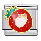 Cute Cartoon Cat Titanium Steel Welded Drip Bracelet DIY Italian Modular Charm Friendship Gift for Besties Cute Cartoon Cat Titanium Steel Welded Drip Bracelet DIY Italian Modular Charm Friendship Gift for Besties