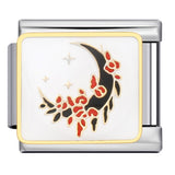 European and American Cross-border Italian Module Bracelet DIY Titanium Steel Welding Pattern Gold-plated Drip Oil Bracelet Accessories Wholesale European and American Cross-border Italian Module Bracelet DIY Titanium Steel Welding Pattern Gold-plated Drip Oil Bracelet Accessories Wholesale