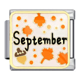 New Month Of The Year Italian Modular Bracelet Titanium Steel Gold Plated Welded Pattern DIY Stretch Splice Watch Band Chain New Month Of The Year Italian Modular Bracelet Titanium Steel Gold Plated Welded Pattern DIY Stretch Splice Watch Band Chain