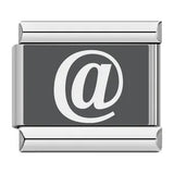 Laser Engraved 26 English Letters Italian Module Bracelet Stainless Steel Bracelet Italian Bracelet Laser Engraved 26 English Letters Italian Module Bracelet Stainless Steel Bracelet Italian Bracelet