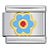 Color Drip Oil Petal Stamping Series DIY Italian Module Bracelet Titanium Steel Gold Plated Elastic Splicing Bracelet Color Drip Oil Petal Stamping Series DIY Italian Module Bracelet Titanium Steel Gold Plated Elastic Splicing Bracelet