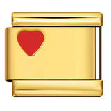 Gold and Silver Stamping Pattern Italian Module Bracelet Titanium Steel Drip Oil DIY Splicing Bracelet Wholesale Gold and Silver Stamping Pattern Italian Module Bracelet Titanium Steel Drip Oil DIY Splicing Bracelet Wholesale