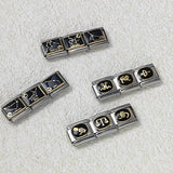 New 12 Constellation Series Italian Module Bracelet Stainless Steel Welding Gold Plating Drip Oil DIY Pattern Bracelet New 12 Constellation Series Italian Module Bracelet Stainless Steel Welding Gold Plating Drip Oil DIY Pattern Bracelet