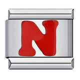 New Titanium Steel Red English Letter DIY Italian Module Bracelet Italian Charm Bracelet New Titanium Steel Red English Letter DIY Italian Module Bracelet Italian Charm Bracelet