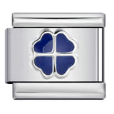 Color Dripping Oil Clover Module Bracelet Stainless Steel Stamping Pattern DIY Elastic Bracelet Accessories Wholesale Color Dripping Oil Clover Module Bracelet Stainless Steel Stamping Pattern DIY Elastic Bracelet Accessories Wholesale