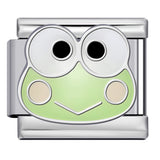 Cute Cartoon Character Series Titanium Steel Welding Drip Oil DIY Bracelet Italian Module Bracelet Accessories Wholesale Cute Cartoon Character Series Titanium Steel Welding Drip Oil DIY Bracelet Italian Module Bracelet Accessories Wholesale