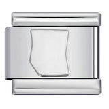 Concave Silver Titanium Steel Stamping Pattern DIY Italian Module Bracelet Italian Charm Bracelet Concave Silver Titanium Steel Stamping Pattern DIY Italian Module Bracelet Italian Charm Bracelet