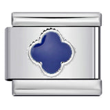 Color Dripping Oil Clover Module Bracelet Stainless Steel Stamping Pattern DIY Elastic Bracelet Accessories Wholesale Color Dripping Oil Clover Module Bracelet Stainless Steel Stamping Pattern DIY Elastic Bracelet Accessories Wholesale