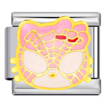 Colorful Childhood Toys Italian Module Bracelet Titanium Steel Welding Drip Oil Pattern DIY Bracelet Gift for Girls Colorful Childhood Toys Italian Module Bracelet Titanium Steel Welding Drip Oil Pattern DIY Bracelet Gift for Girls