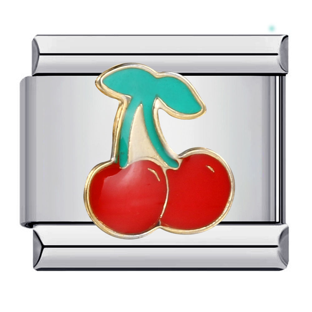 Cross Border Italian Module Bracelet with Titanium Steel Welding and Oil Dripping DIY Bracelet for Couples and Girlfriends, Birthday Gift Cross Border Italian Module Bracelet with Titanium Steel Welding and Oil Dripping DIY Bracelet for Couples and Girlfriends, Birthday Gift