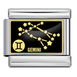 New Image Printing 12 Constellation Italian Module Bracelet Titanium Steel Welding DIY Elastic Personalized Bracelet New Image Printing 12 Constellation Italian Module Bracelet Titanium Steel Welding DIY Elastic Personalized Bracelet