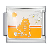 Pet Cat Dog Series Titanium Steel Welding Drip Bracelet Cartoon DIY Italian Module Wholesale Charm Bracelet for Animal Lovers Pet Cat Dog Series Titanium Steel Welding Drip Bracelet Cartoon DIY Italian Module Wholesale Charm Bracelet for Animal Lovers