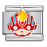 Italian Module Bracelet Anime Cartoon Titanium Steel Welding Gold Plating Drip Oil Pattern DIY Splicing Bracelet Accessories Italian Module Bracelet Anime Cartoon Titanium Steel Welding Gold Plating Drip Oil Pattern DIY Splicing Bracelet Accessories