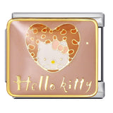 Wholesale of New Square Titanium Steel Bracelet Welding, Gold Plating, Drip Oil Cartoon DIY Italian Module Bracelet From Europe and America Wholesale of New Square Titanium Steel Bracelet Welding, Gold Plating, Drip Oil Cartoon DIY Italian Module Bracelet From Europe and America