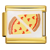 Gold and Silver Bottom Colorful Pattern Italian Module Bracelet Titanium Steel Welding Drip Oil DIY Bracelet Girlfriend Gift for Girls Gold and Silver Bottom Colorful Pattern Italian Module Bracelet Titanium Steel Welding Drip Oil DIY Bracelet Girlfriend Gift for Girls