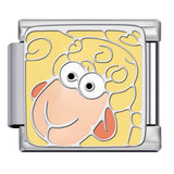 New Titanium Steel Welded Cartoon Italian Modular Bracelet Fashion DIY Stretch Bangle Splice Strap Chain New Titanium Steel Welded Cartoon Italian Modular Bracelet Fashion DIY Stretch Bangle Splice Strap Chain