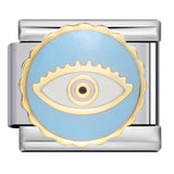 Stainless Steel Welding Drip Oil DIY Bracelet Italian Module Bracelet Round Starry Sky Pattern Elastic Bracelet Stainless Steel Welding Drip Oil DIY Bracelet Italian Module Bracelet Round Starry Sky Pattern Elastic Bracelet