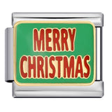 New Christmas Elements Italian Module Bracelet Personalized Welding Drip Oil Titanium Steel Bracelet DIY Strap Chain New Christmas Elements Italian Module Bracelet Personalized Welding Drip Oil Titanium Steel Bracelet DIY Strap Chain