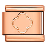 Rose Gold Titanium Steel Stamping Pattern DIY Italian Module Bracelet Italian Charm Bracelet Rose Gold Titanium Steel Stamping Pattern DIY Italian Module Bracelet Italian Charm Bracelet