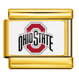 Photo Style Italian Module Bracelet with Angel Pattern Titanium Steel Welding, Gold Plating, Oil Dripping DIY Splicing Bracelet Photo Style Italian Module Bracelet with Angel Pattern Titanium Steel Welding, Gold Plating, Oil Dripping DIY Splicing Bracelet