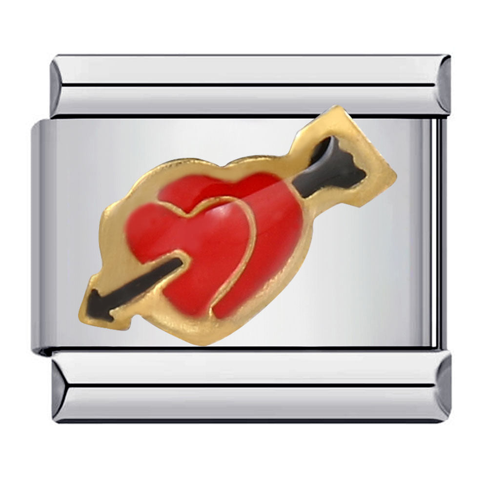 Stainless Steel Italian Module Bracelet Titanium Steel Welding Drip Oil Pattern DIY Bracelet Italian Charm Stainless Steel Italian Module Bracelet Titanium Steel Welding Drip Oil Pattern DIY Bracelet Italian Charm