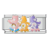 Classic Cute Bear Italian Module Bracelet Stainless Steel Welding Pattern DIY Elastic Splicing Bracelet Classic Cute Bear Italian Module Bracelet Stainless Steel Welding Pattern DIY Elastic Splicing Bracelet