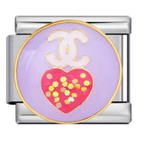 New DIY Italian Modular Bracelet Titanium Steel Gold Plated Welded Pattern Strap Chain Fashion Link Bracelet New DIY Italian Modular Bracelet Titanium Steel Gold Plated Welded Pattern Strap Chain Fashion Link Bracelet