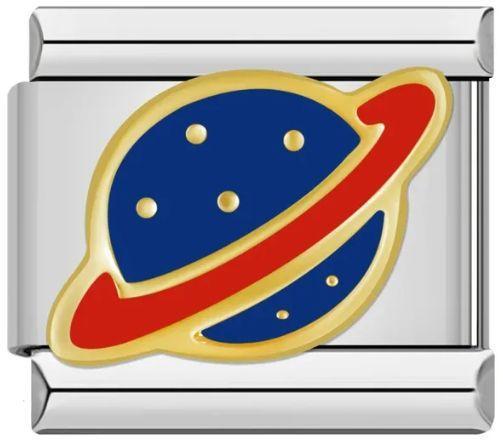 Space Planet Italy Module Bracelet Stainless Steel Welding Drip Oil Pattern DIY Elastic Personalized Bracelet Space Planet Italy Module Bracelet Stainless Steel Welding Drip Oil Pattern DIY Elastic Personalized Bracelet