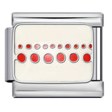 Personalized Pattern Italian Module Bracelet Stainless Steel Welding Drip Oil Cartoon DIY Elastic Splicing Bracelet Personalized Pattern Italian Module Bracelet Stainless Steel Welding Drip Oil Cartoon DIY Elastic Splicing Bracelet